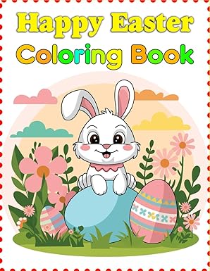 Happy Easter Coloring Book